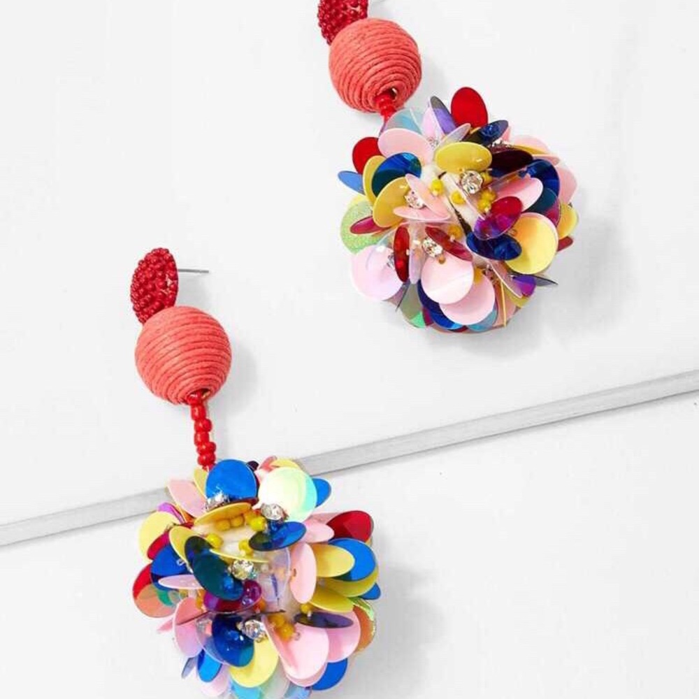 Flower Drop Earrings